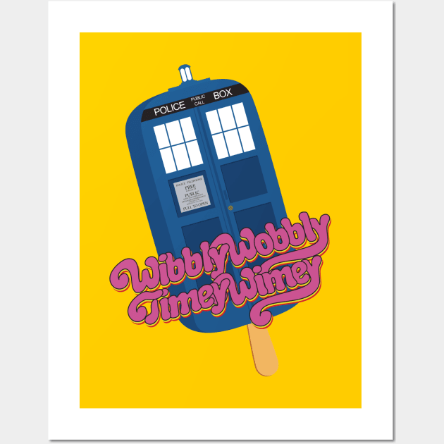 Wibbly Wobbly Timey Wimey Pop Wall Art by marv42